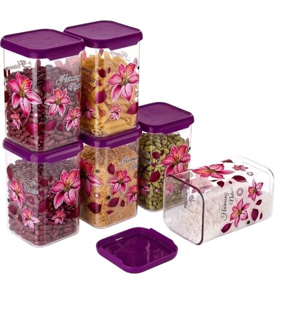 1100 ML Pink Printed Container